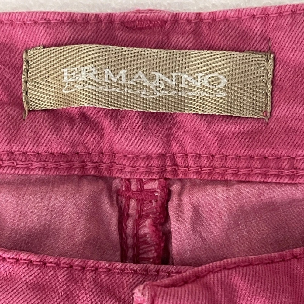 RRPC320 ERMANNO SCERVINO Jeans W29 Stretch Distress Garment Dye   Skinny New - Picture 2 of 15
